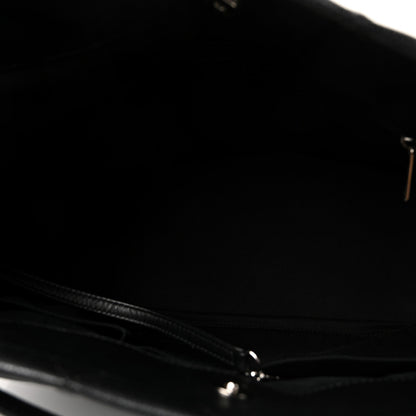 Caviar Quilted Timeless CC Soft Tote Black