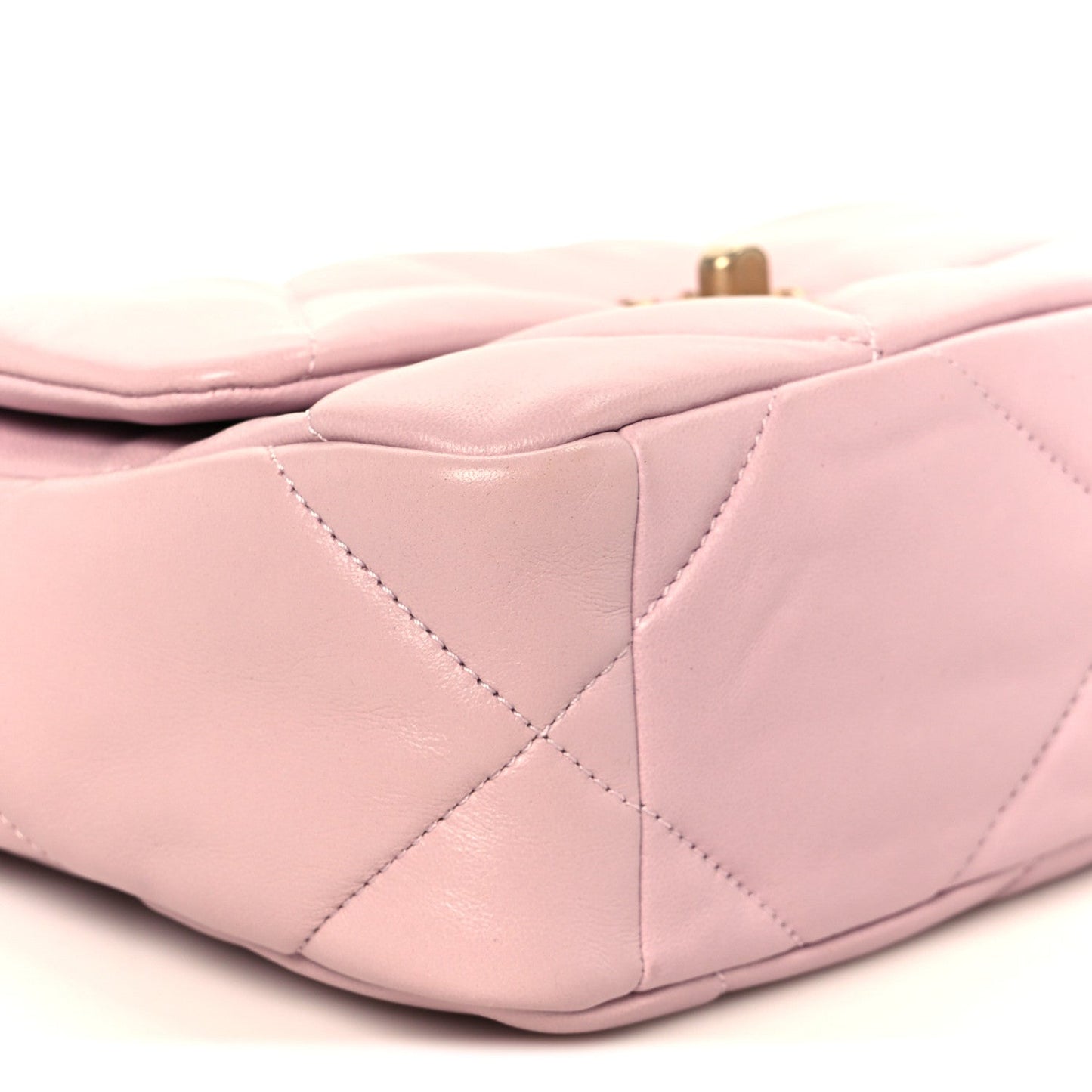 Lambskin Quilted Medium Chanel 19 Flap Light Pink