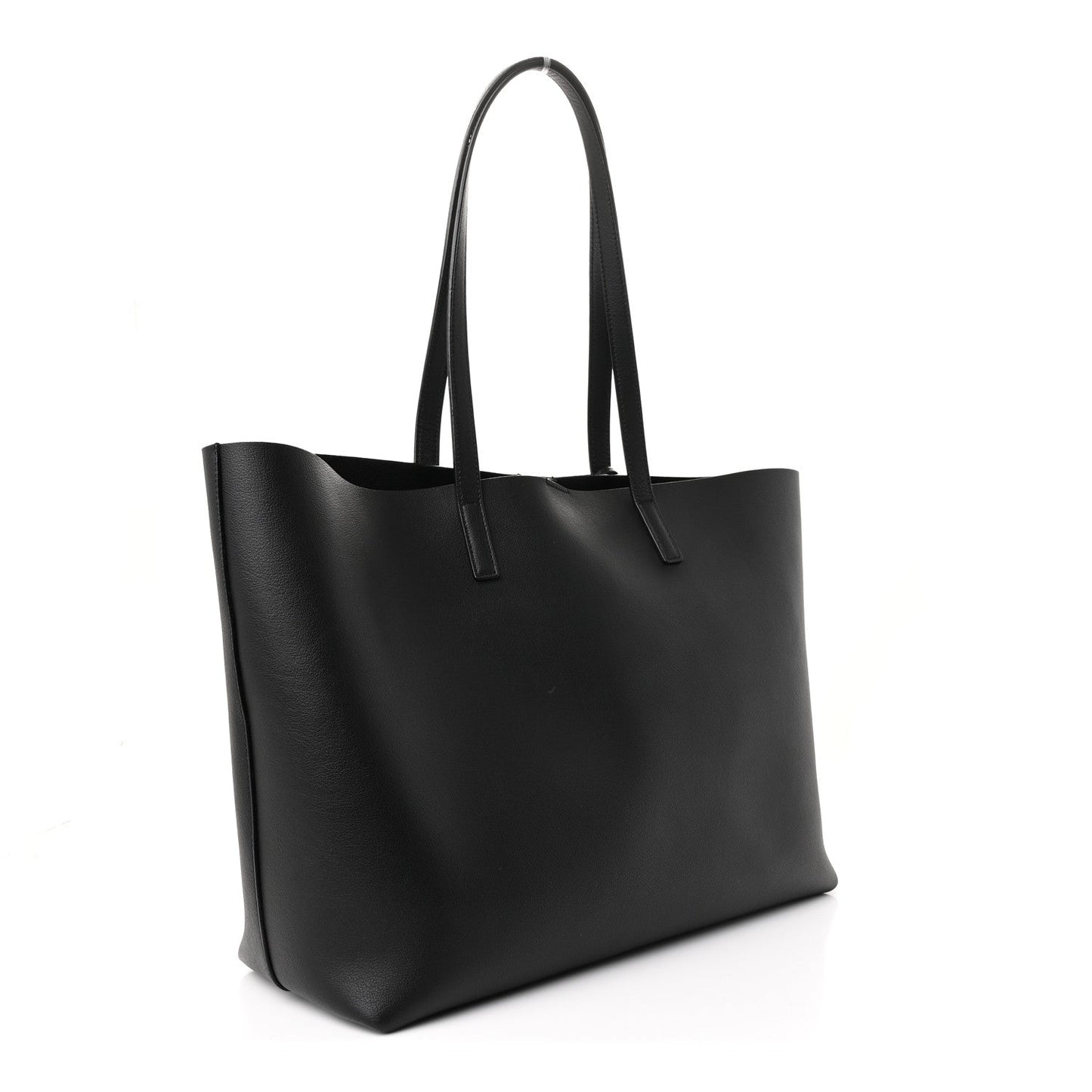 Calfskin Large Shopping Tote Black
