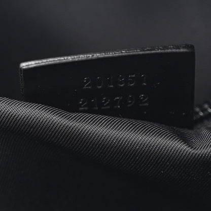 Coated Canvas Interlocking G Briefcase Black