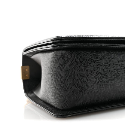 Caviar Quilted New Medium Boy Flap Black