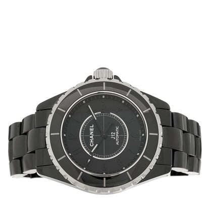 Stainless Steel Ceramic 38mm J12 Phantom Automatic Watch Black