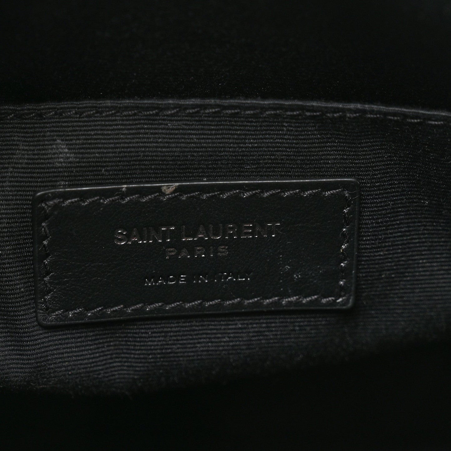 Calfskin Matelasse Monogram Lou Camera Bag Black