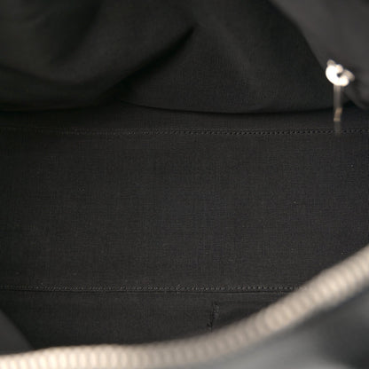 Caviar Quilted Bowler Black