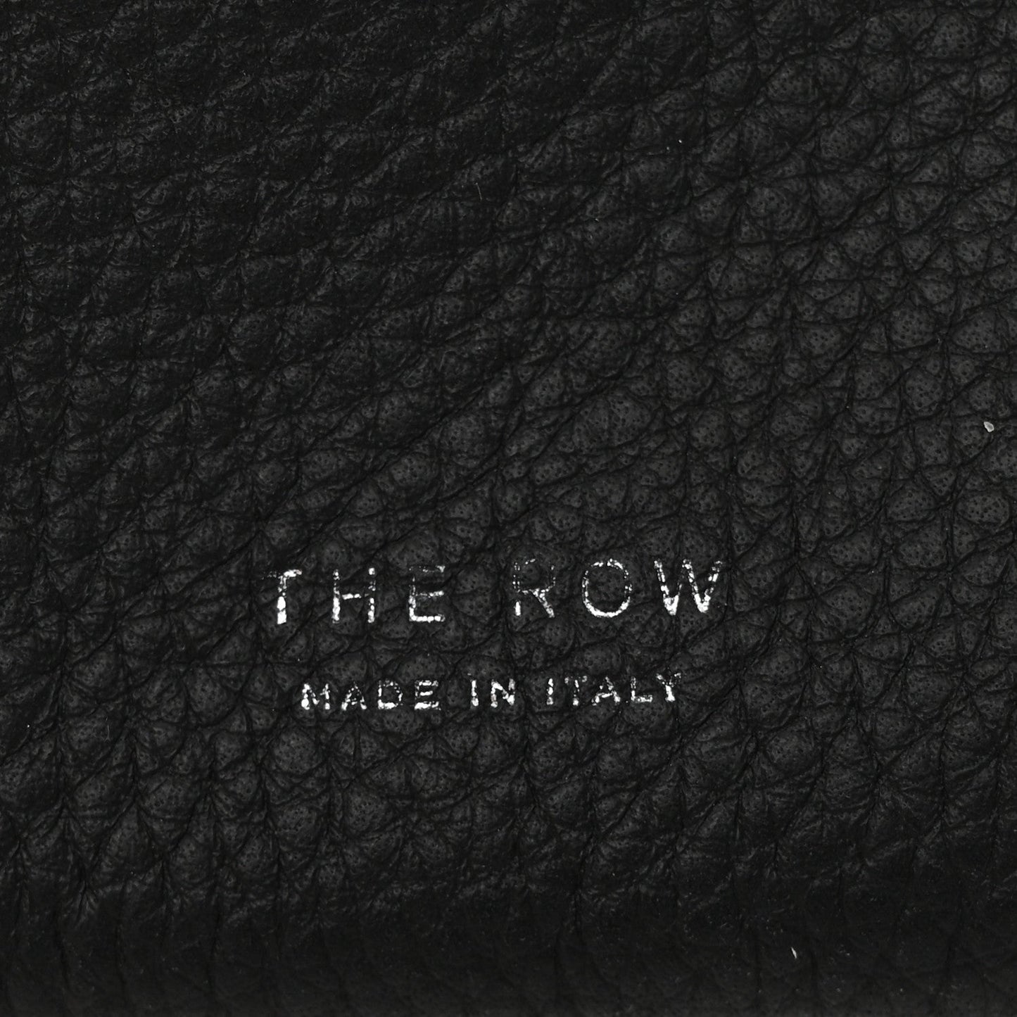 Grained Calfskin Park Tote Three Black