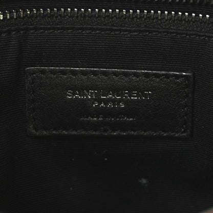 Crinkled Calfskin Matelasse Monogram Medium Niki Chain Satchel Caramel