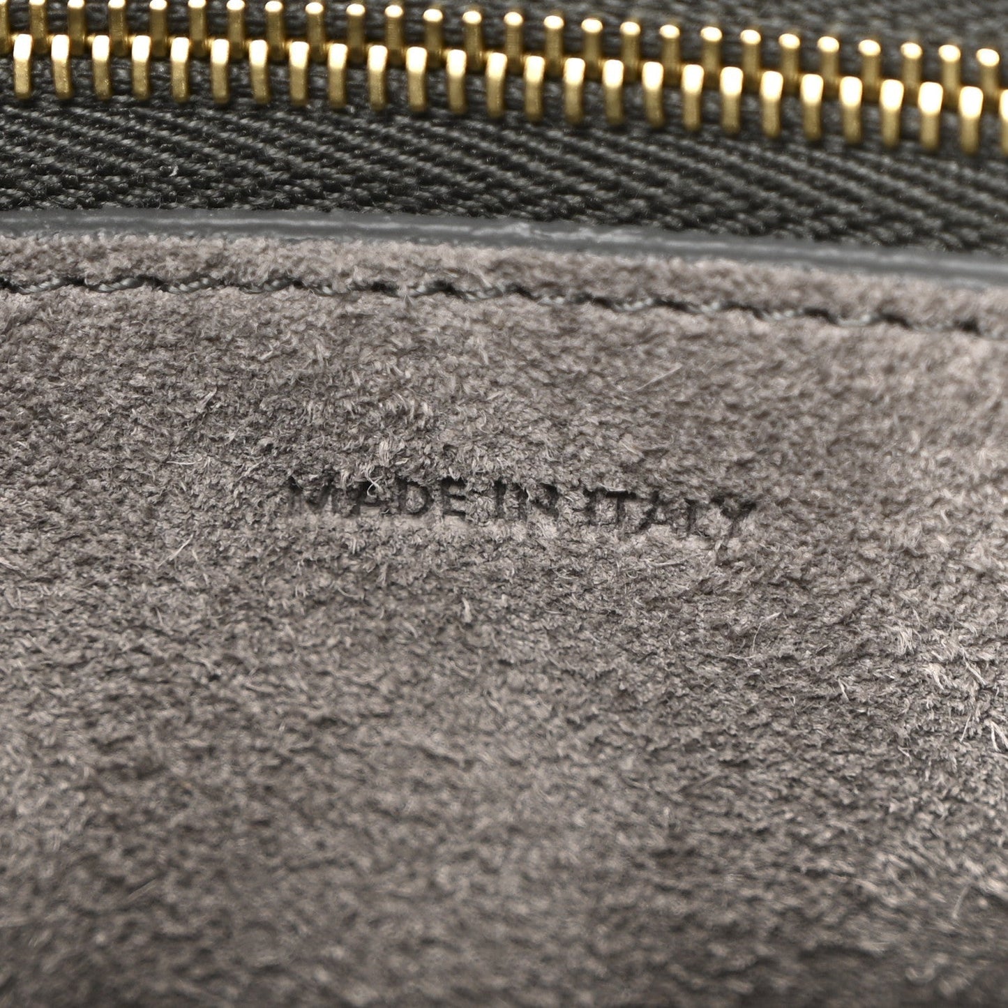 Soft Grained Calfskin Small Sangle Bucket Bag Kohl