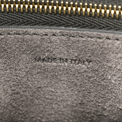 Soft Grained Calfskin Small Sangle Bucket Bag Kohl