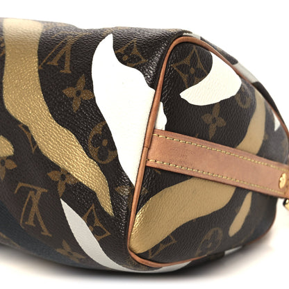 X LOL Monogram Speedy BB Gold Silver