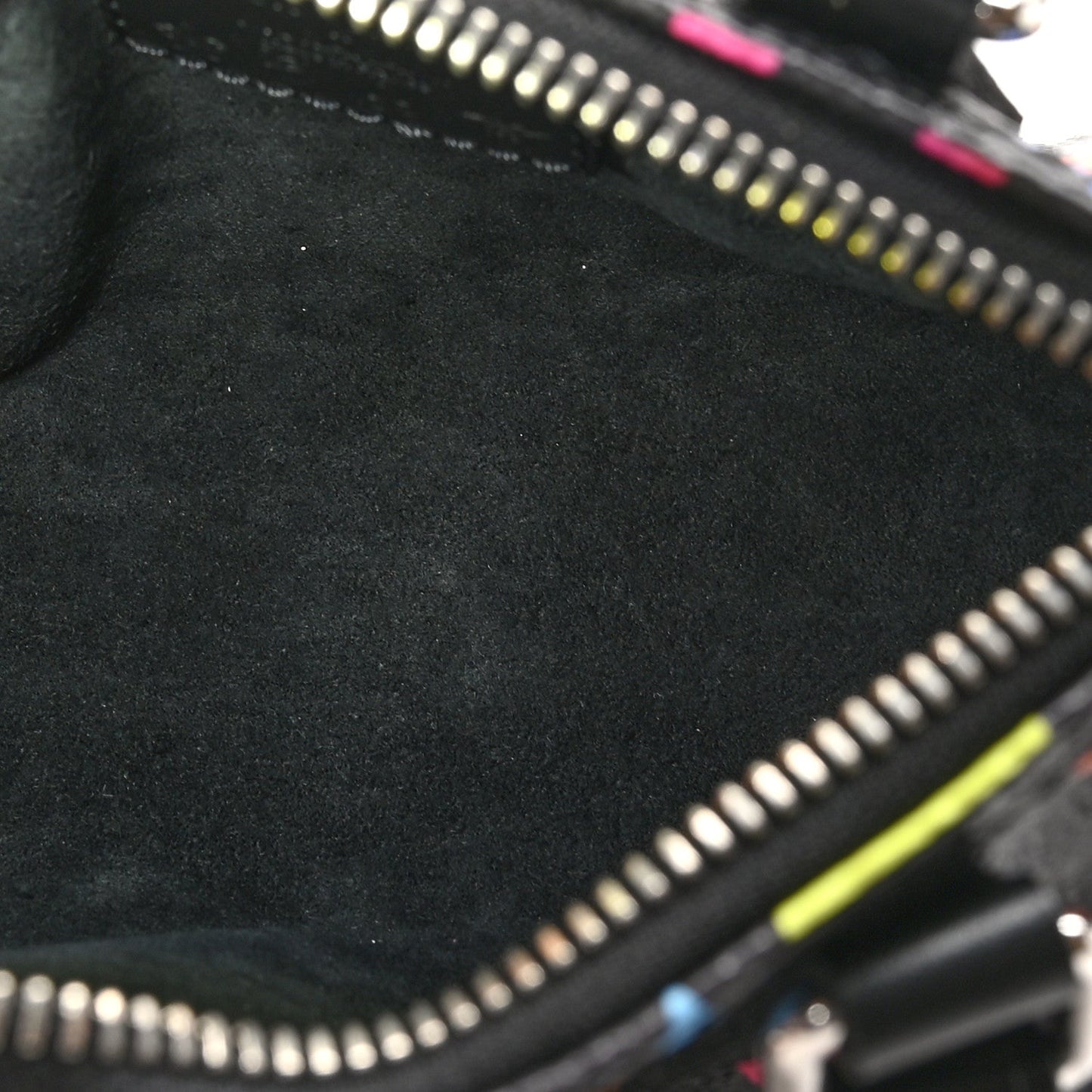 LV X TM Monogram Multicolor Nano Speedy Black