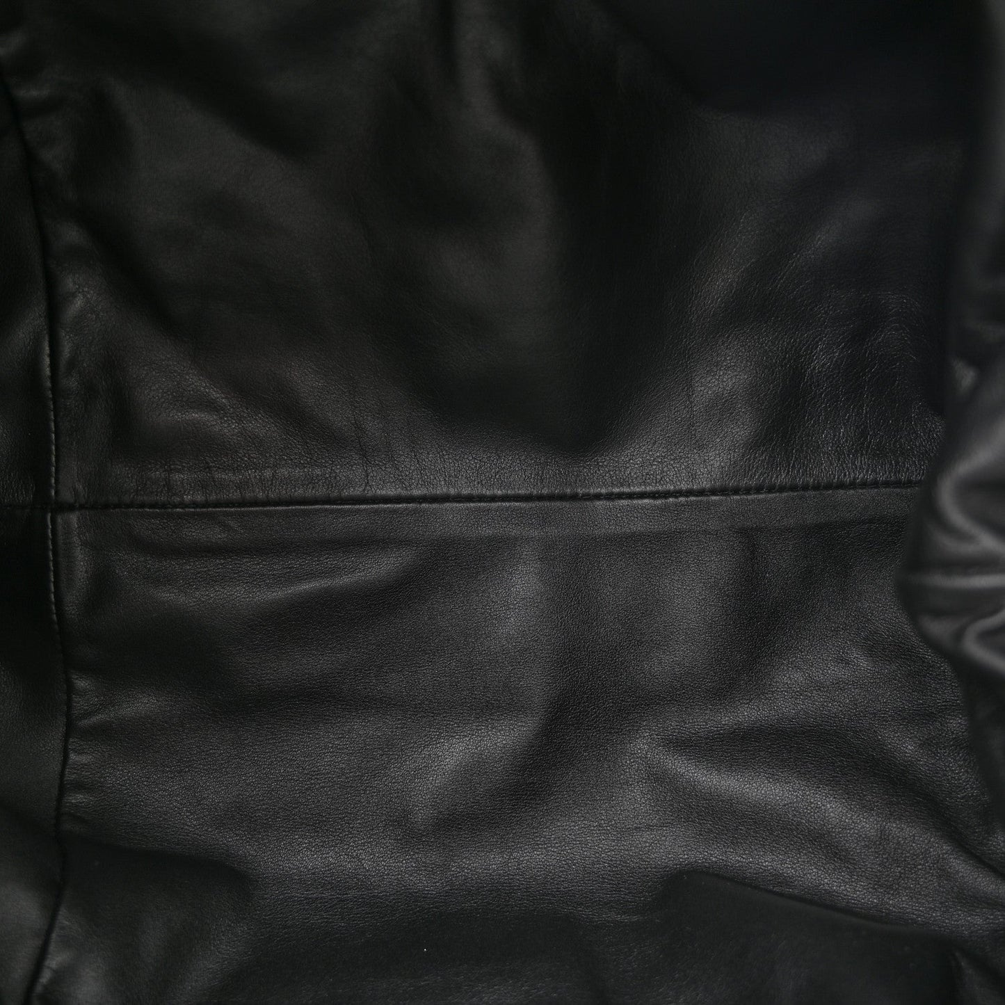 Smooth Butter Calf The Pouch Oversized Clutch Black