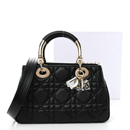 Calfskin Cannage Small The Lady 95.22 Black