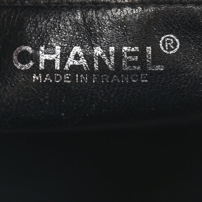 Caviar Quilted Medallion Tote Black
