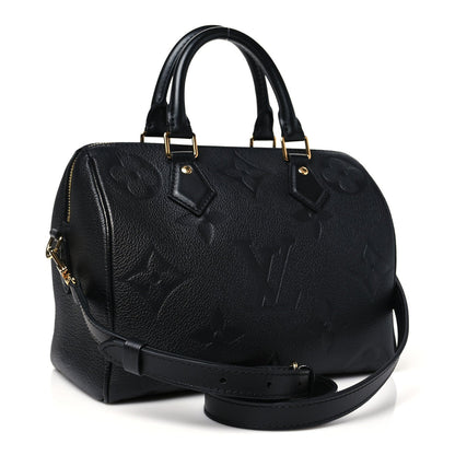 Empreinte Monogram Giant Speedy Bandouliere 25 Black