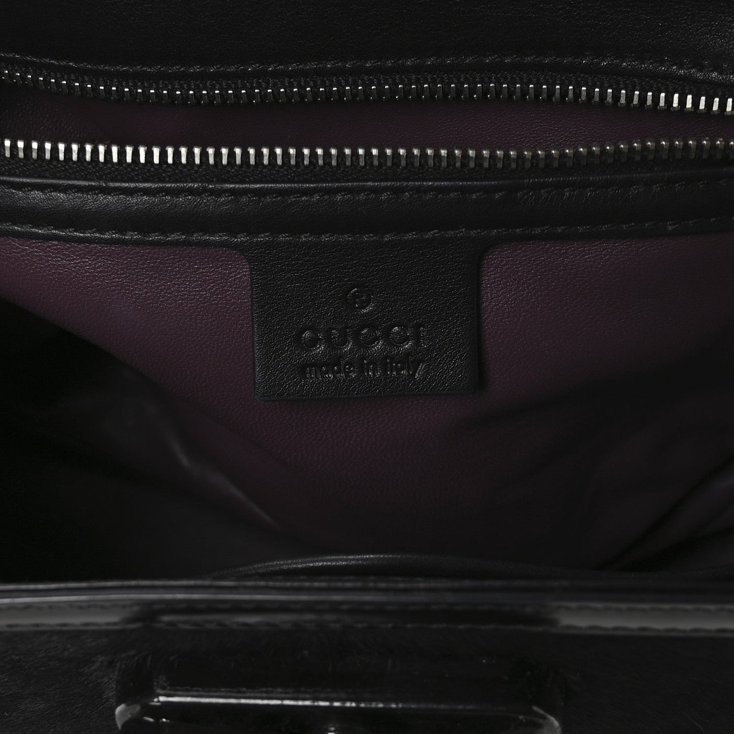 Pony Hair New Bamboo Medium Top Handle Bag Black