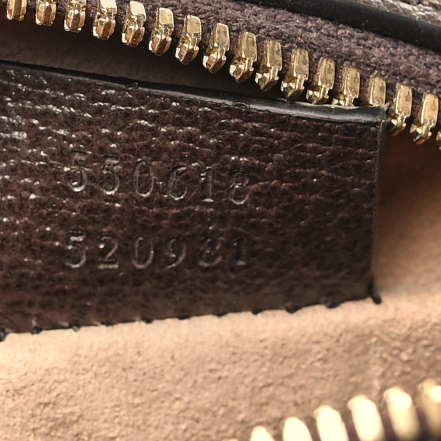 GG Supreme Monogram Web Mini Ophidia Round Shoulder Bag Brown