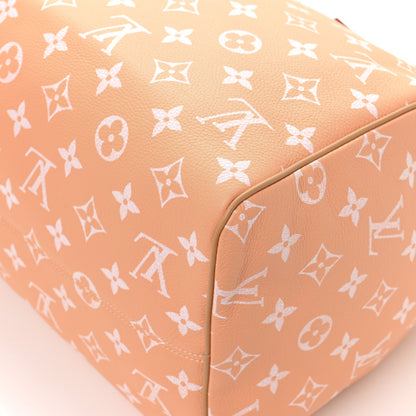 Calfskin Monogram Speedy P9 Bandouliere 40 Summer Peach