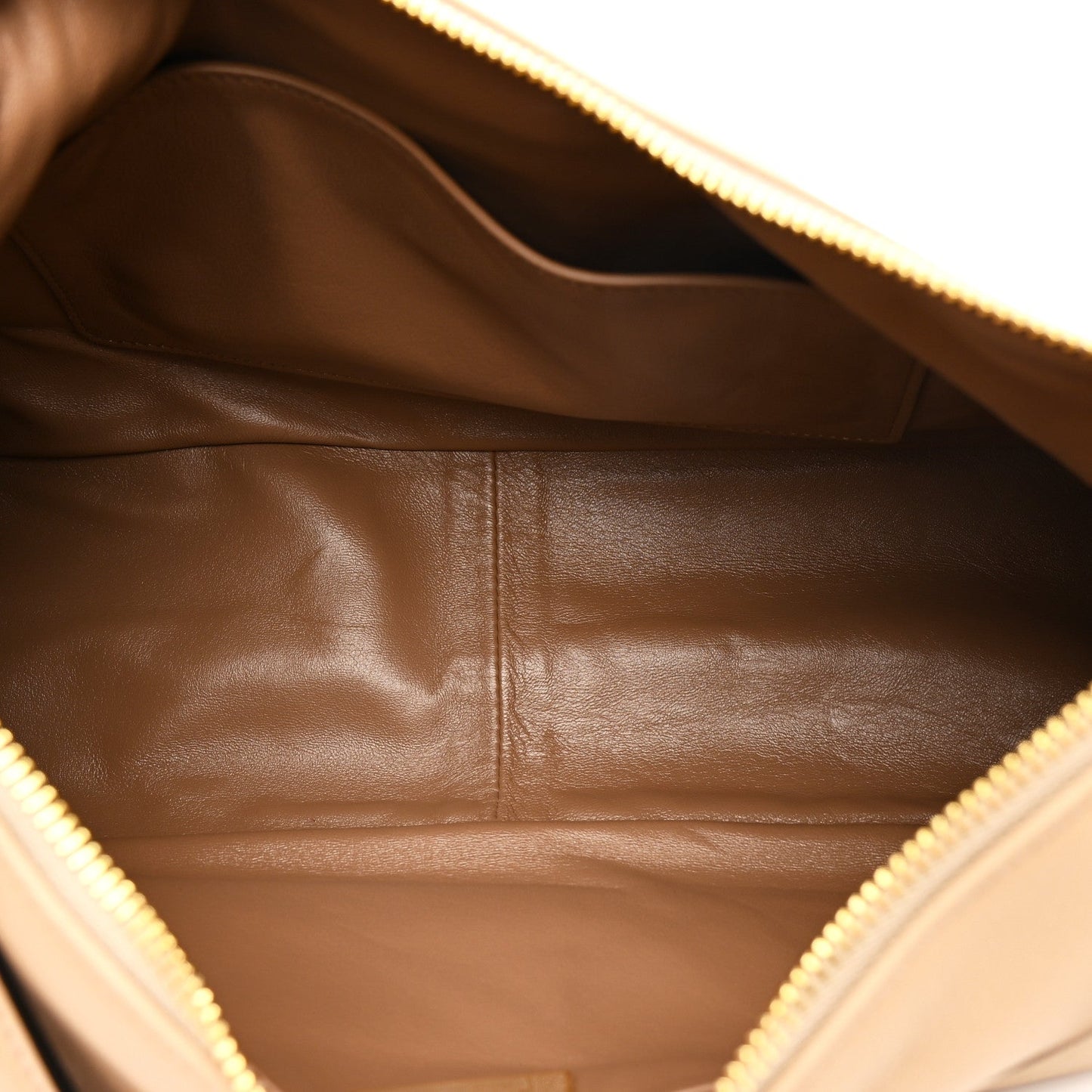 Soft Calfskin Large Aimée Shoulder Bag Travertine