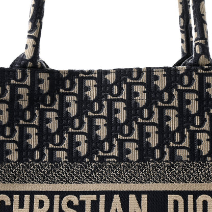 Oblique Medium Book Tote Blue Multicolor