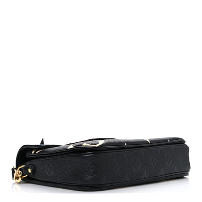 Empreinte Monogram Giant Crafty Pochette Metis Black Creme