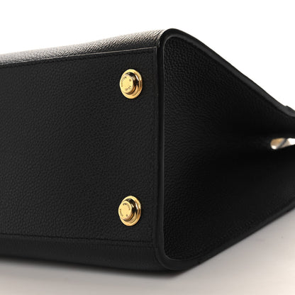 Taurillon Snakeskin City Steamer PM Black