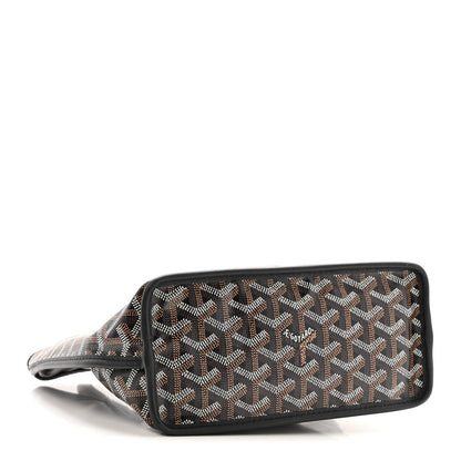 Goyardine Reversible Mini Anjou Black