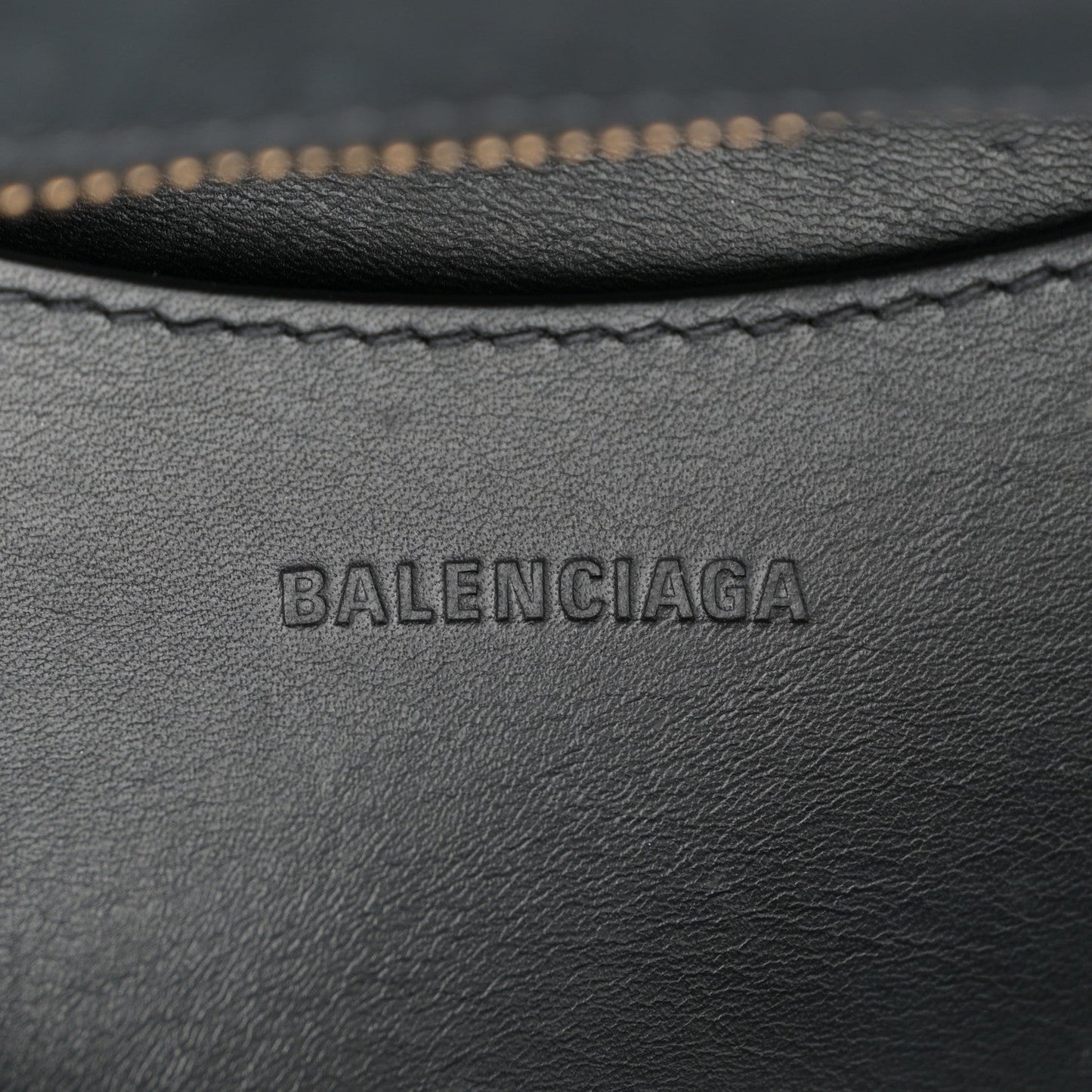 Smooth Calfskin Neo Classic Brass Hardware S City Black