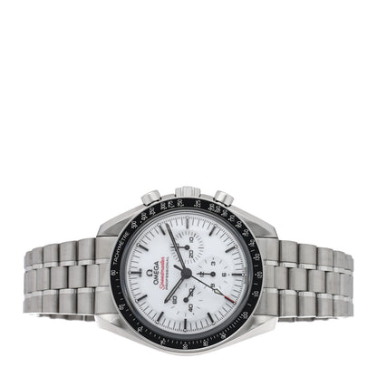 Stainless Steel 42mm Speedmaster Moonwatch Professional Chronograph Manual Winding Watch White 310.30.42.50.04.001