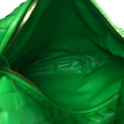 Nappa Intrecciato Teen Jodie Hobo Parakeet