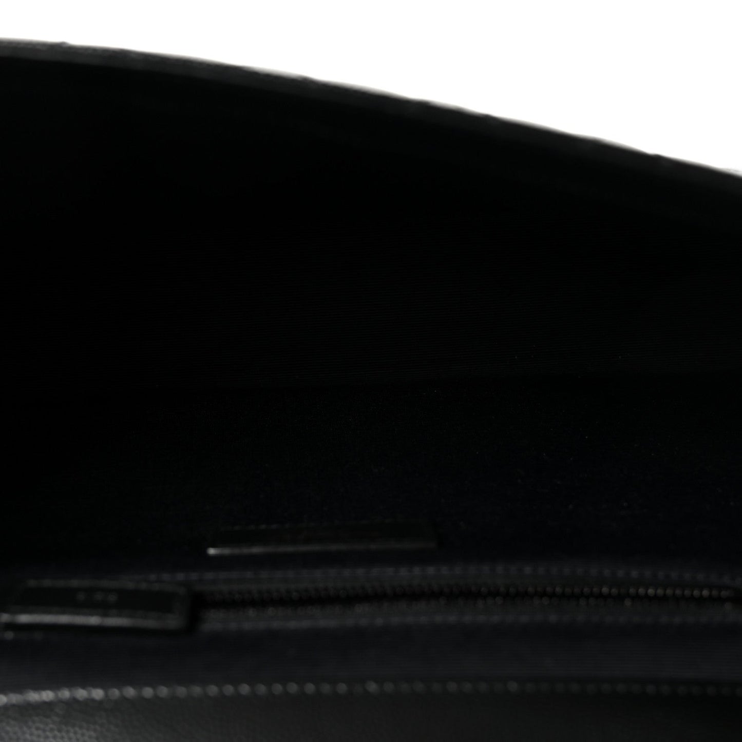 Grain De Poudre Textured Mixed Matelasse Large Triquilt Monogram Monochrome Satchel Black