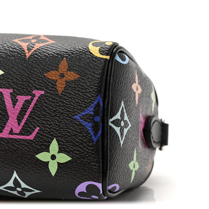 LV X TM Monogram Multicolor Nano Speedy Black