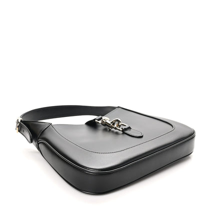 Boarded Dyana Lux Calfskin Small Jackie 1961 Hobo Black