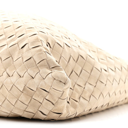 Suede Intrecciato Large Hop Ecru