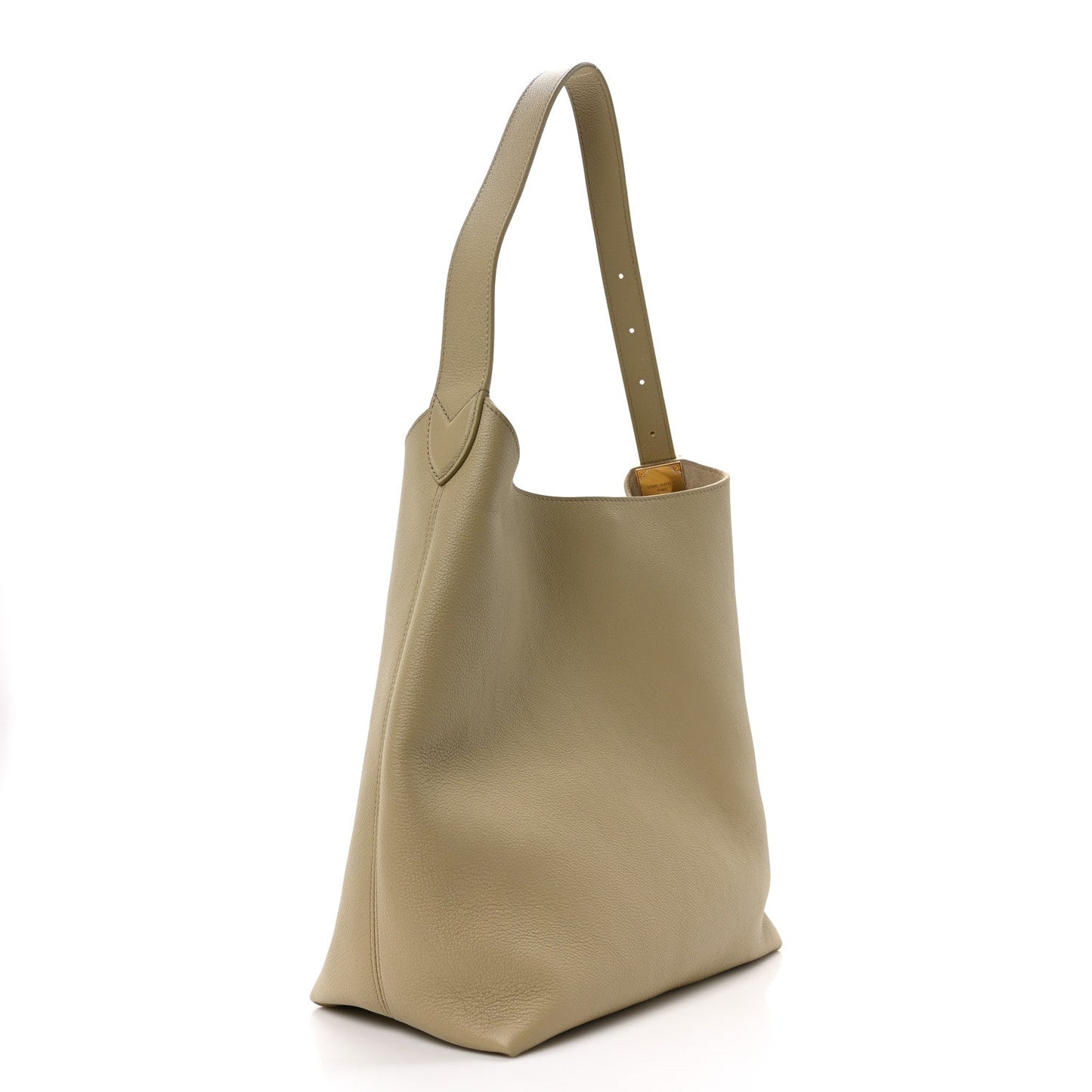 Grained Calfskin Low Key Hobo MM Clay
