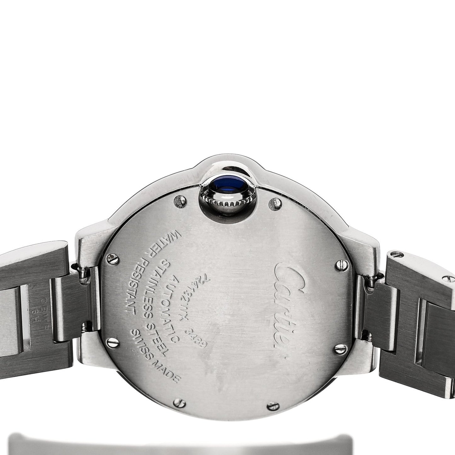 Stainless Steel Diamond 33mm Ballon Bleu De Cartier Automatic Watch