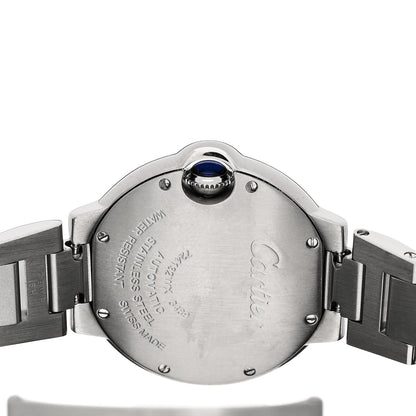 Stainless Steel Diamond 33mm Ballon Bleu De Cartier Automatic Watch