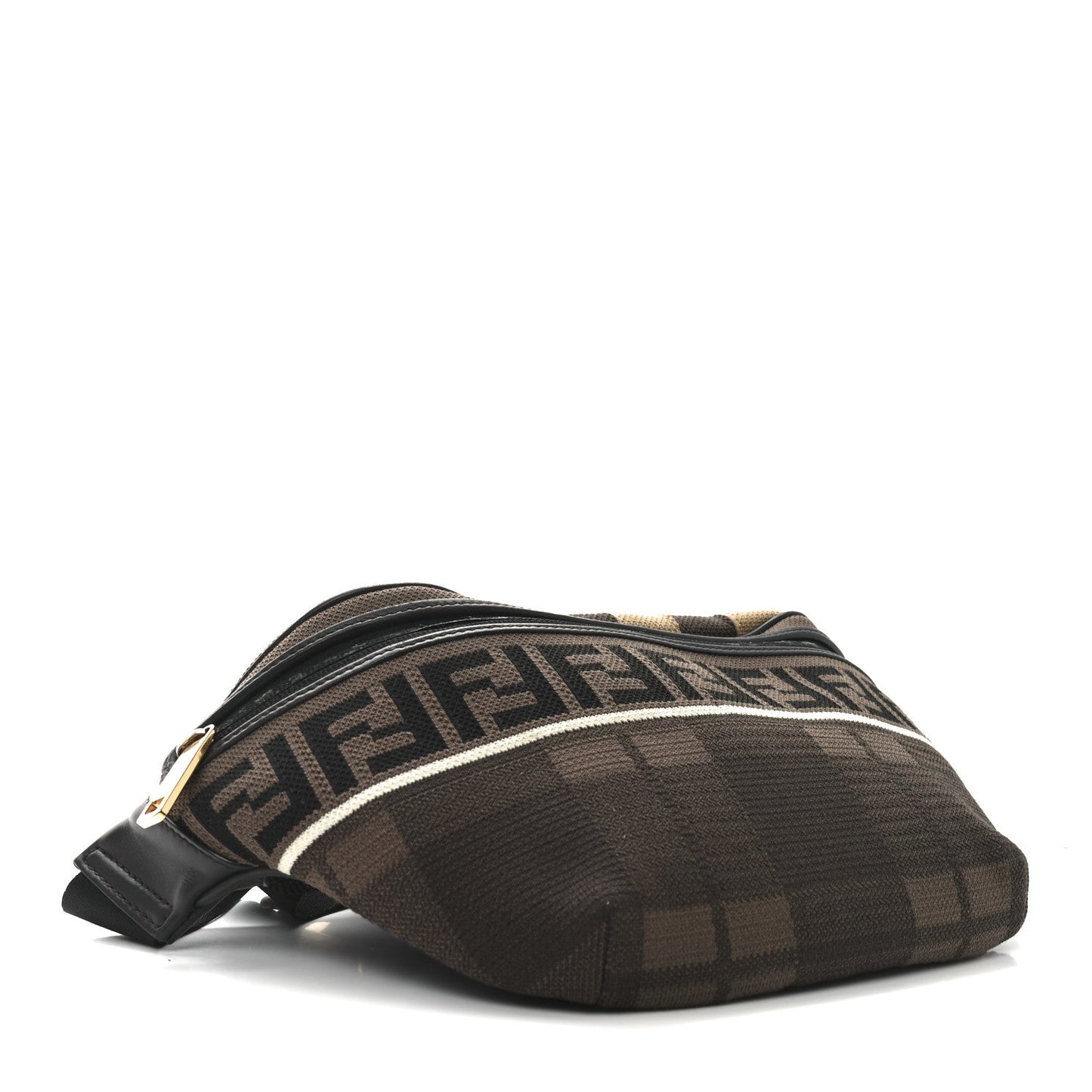 Vitello Century Maglia Pattern Mix Belt Bag Havana