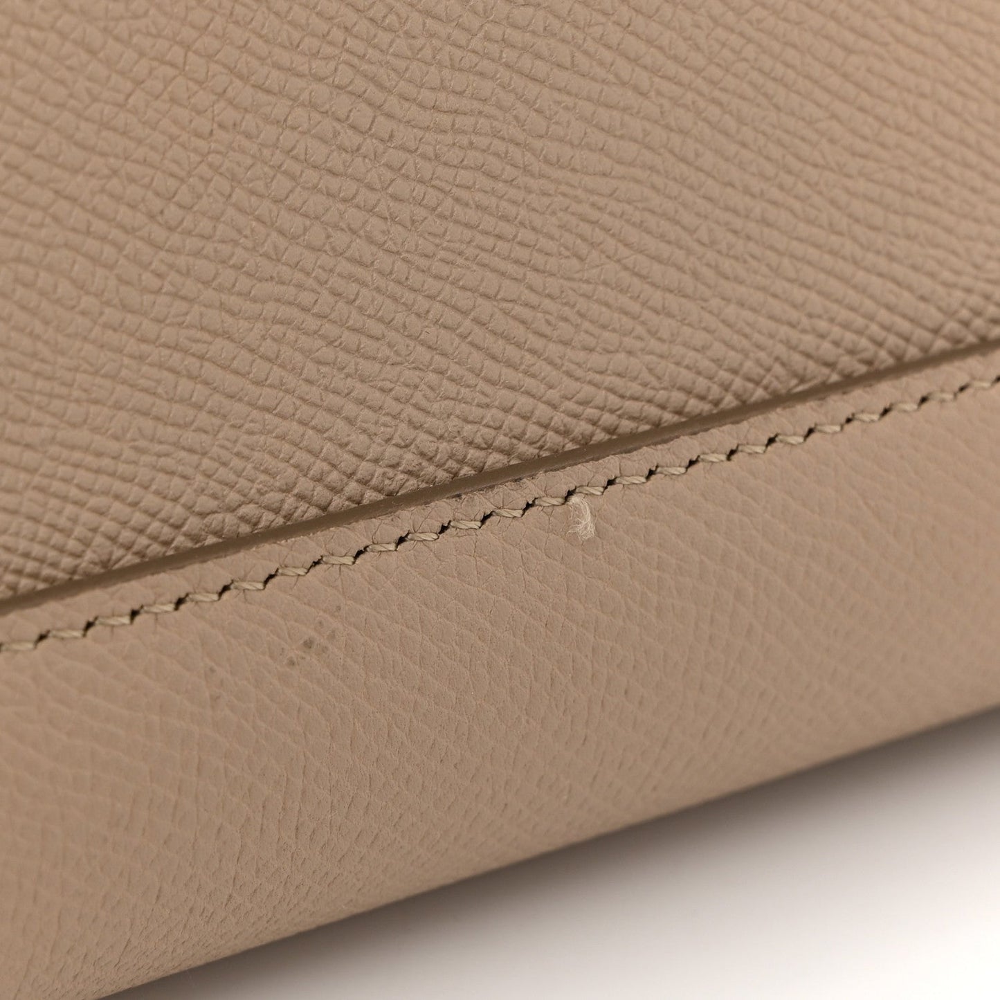 Grained Calfskin Mini Belt Bag Light Taupe
