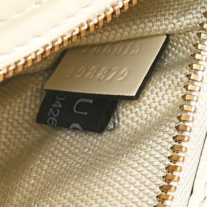 Calfskin Mini Moon Side Shoulder Bag Ivory