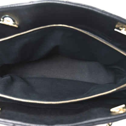 Caviar Quilted Timeless CC Soft Tote Black
