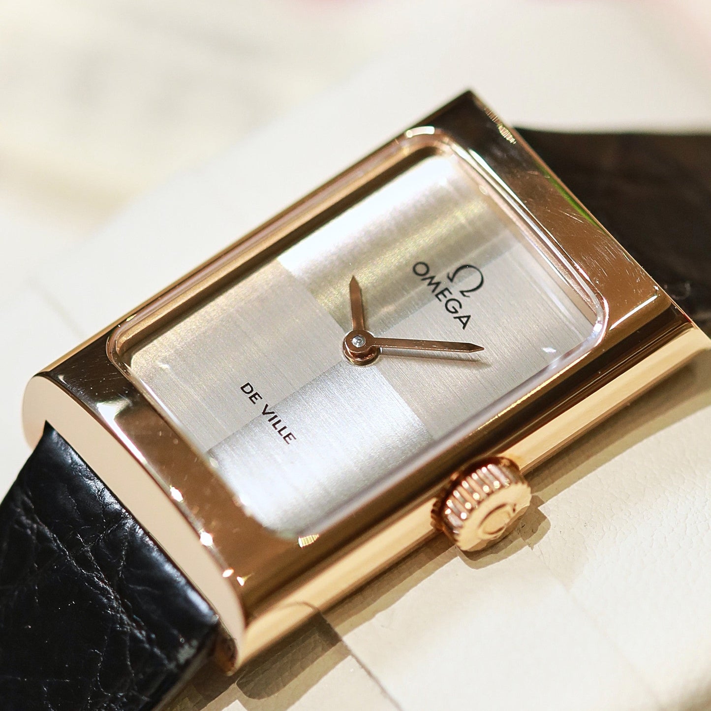 Omega De Ville 26.12mm Silver White Dial