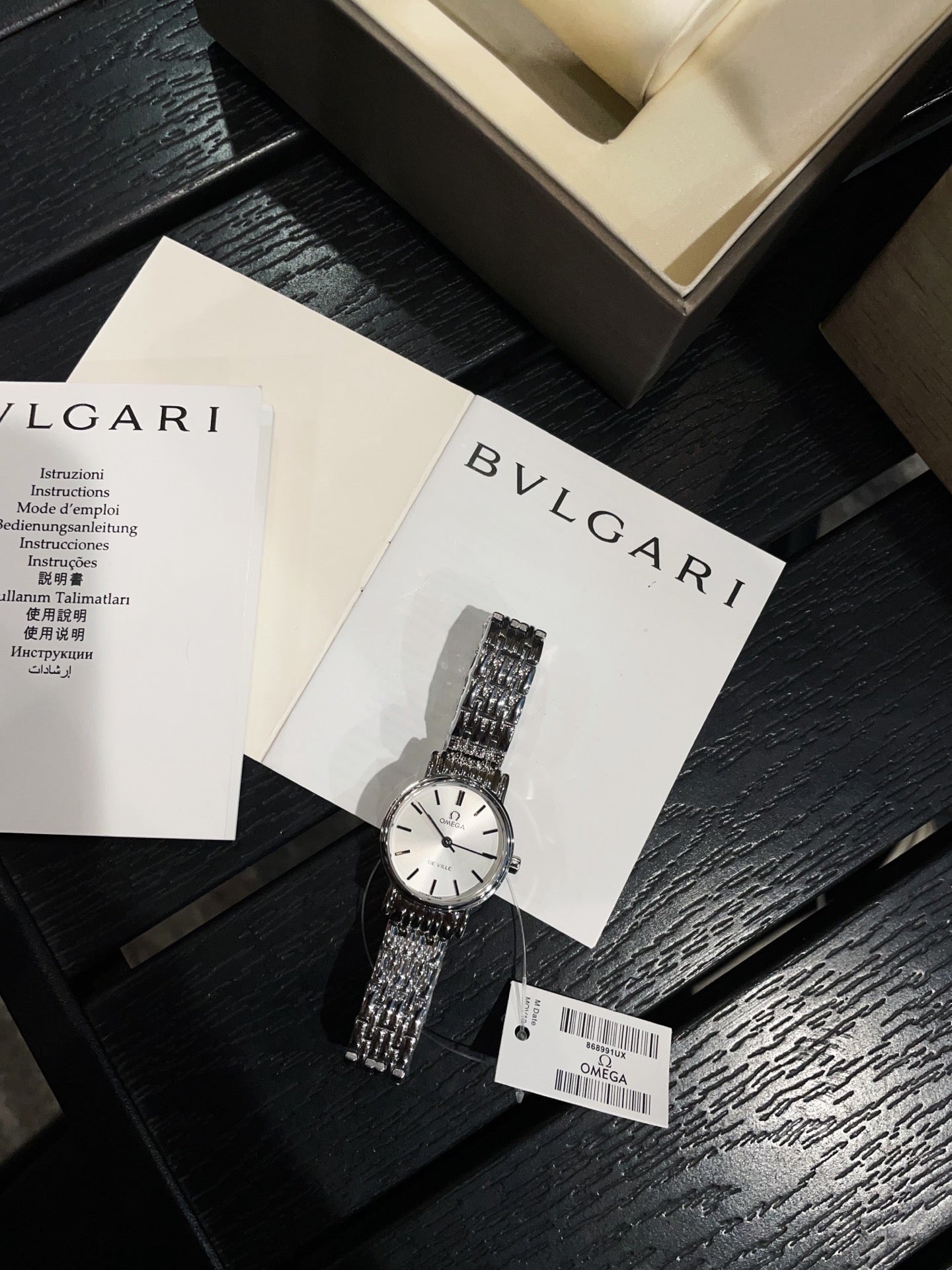 Omega De Ville 26mm Silver White Dial