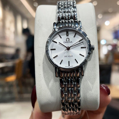 Omega De Ville 26mm Silver White Dial