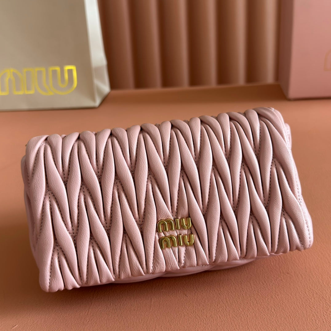 Matelassé Mini-Bag 18cm Light Pink Lambskin