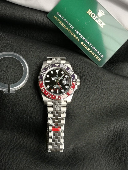 Rolex GMT Master 40mm Silver Black Dial