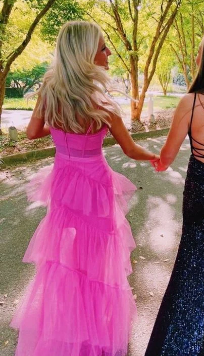 Pink Prom Dress Prom Gowns Long Prom Dresses