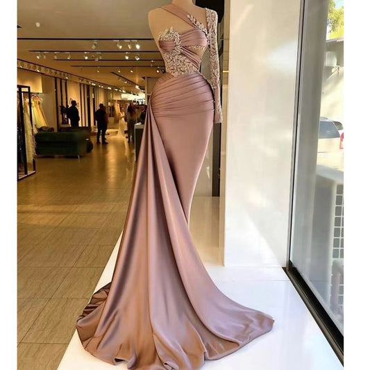 Lace prom dresses, evening dresses, custom make prom dress, arabic prom dress, new arrival evening dresses, fashion evening gowns, elegant prom dress C1897